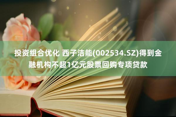 投资组合优化 西子洁能(002534.SZ)得到金融机构不超1亿元股票回购专项贷款