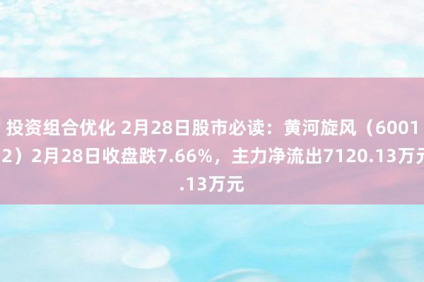 投资组合优化 2月28日股市必读：黄河旋风（600172）2月28日收盘跌7.66%，主力净流出7120.13万元